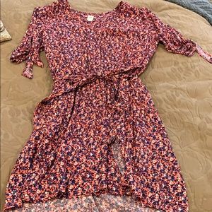 Gap spring wrap style dress